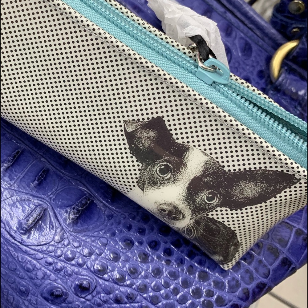 💐 Catseye London dog pencil cosmetic brush bag